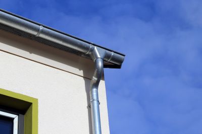 Gutter Cover on Commercial Building