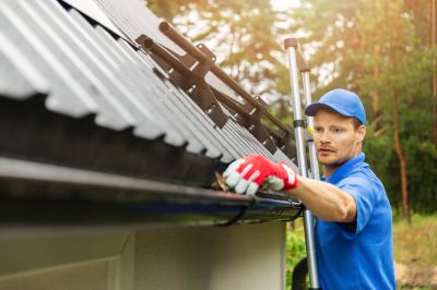 Gutter Cover Inspection in Summer
